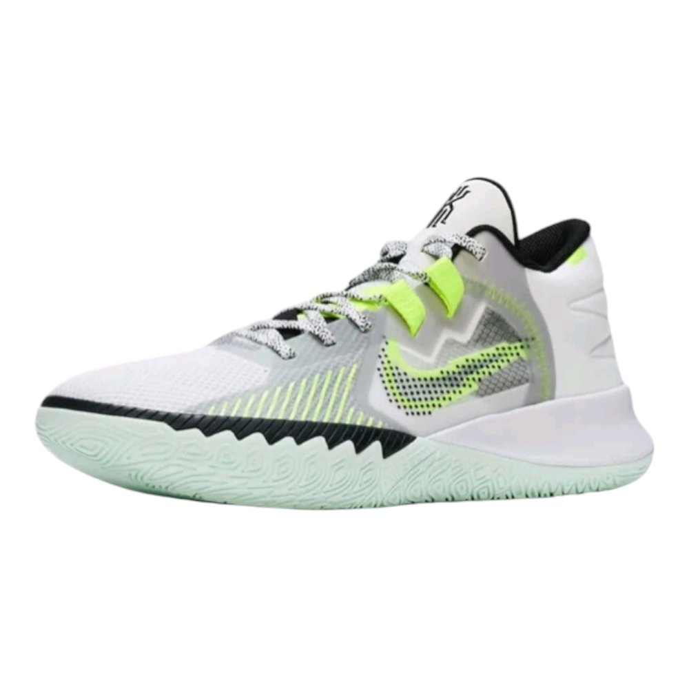 Nike Kyrie Flytrap 5 “Bred” Basketball Shoes CZ4100-101 Mens white grey mesh